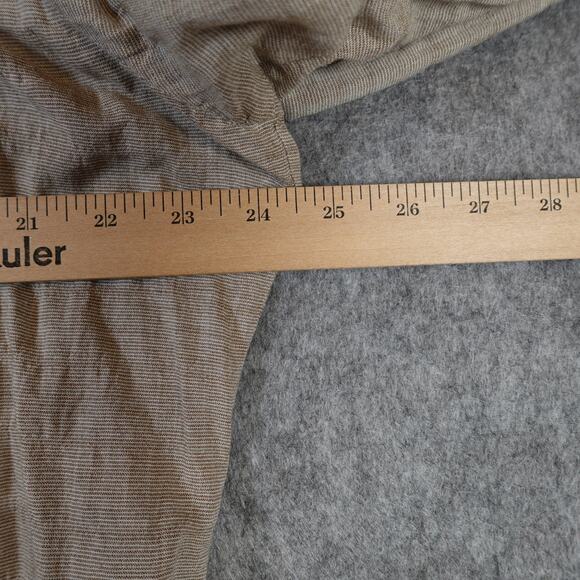 Eileen Fisher Top Womens Extra Large Cotton Gauze Tunic Button Front 3/4 Sleeve - Picture 8 of 10
